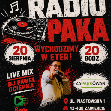 Radio PAKA – DJ Paweł Ociepka (20.08.2026)